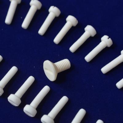 High temperatured 99-99.5 Aluminium oxide ceramic insulated screws customized sizes