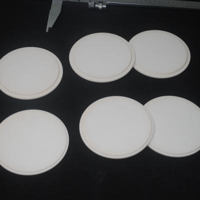 White Electrical Insulating 95% 96% 99% Al2O3 Alumina Ceramic round Plate Disc Wafer Ring 