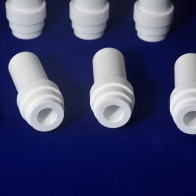 full densed wearable customized 96 aluminium oxide ceramic flange tube with high precised sizes and good insulation 