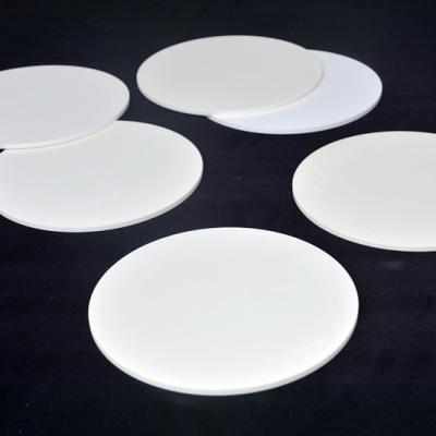 high purity 99 alumina ceramic plate Large alumina round plate circular board