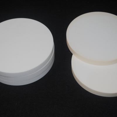 high purity 99 alumina oxide ceramic plate alumina wearable round plate circular precise board 