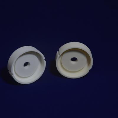 high purity 99.7 alumina ceramic precise cap CNC machined ceramic part