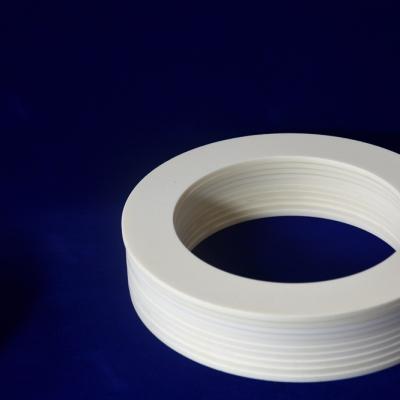 wearable customized 99 aluminium oxide ceramic rings with high precised sizes in application to valve of mining machines