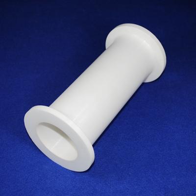 wearable partially stabilized zirconia ceramic flange tube withstand high temperature 